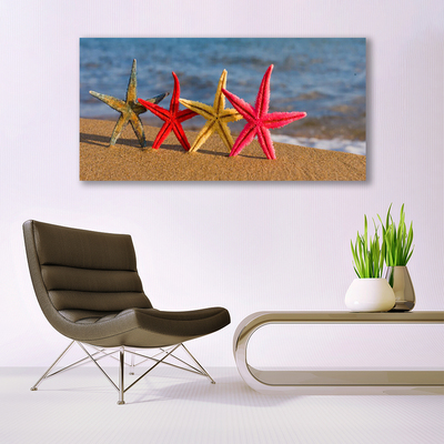 Akrilkép Starfish Beach Art
