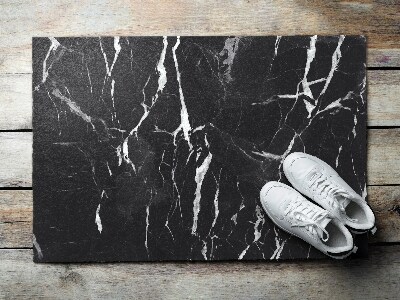 Belépő szőnyeg Fekete márvány
