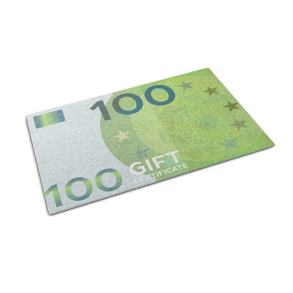 Nagyméretű lábtörlő Euro banknote money