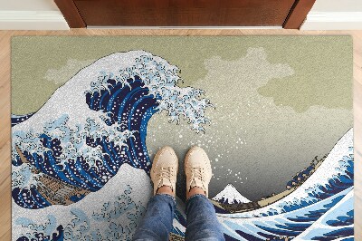 Lábtörlő Kanagawa great wave