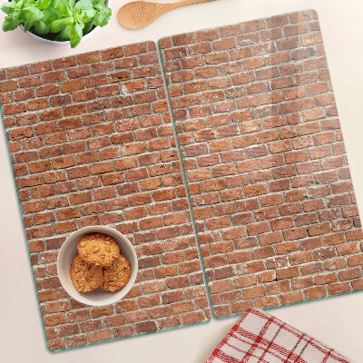 Üveg vágódeszka Téglafal
