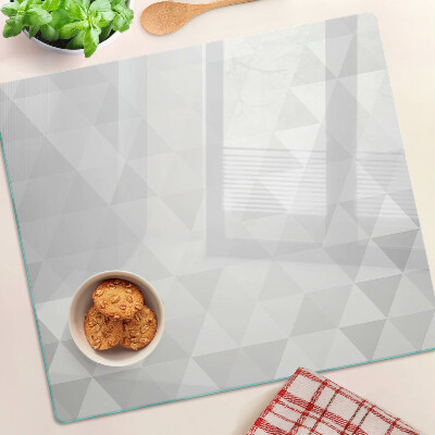 Üveg vágódeszka Geometriai minták szürke árnyalatokban