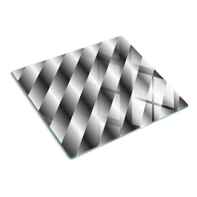 Üveg vágódeszka Geometriai minták szürke árnyalatokban