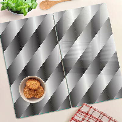 Üveg vágódeszka Geometriai minták szürke árnyalatokban