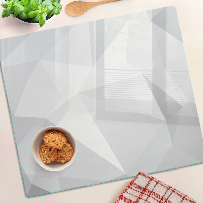 Üveg vágódeszka Geometriai alakzatok szürke árnyalatokban