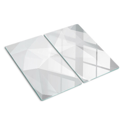 Üveg vágódeszka Geometriai alakzatok szürke árnyalatokban