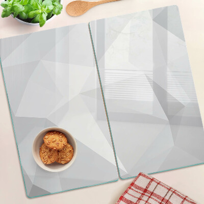 Üveg vágódeszka Geometriai alakzatok szürke árnyalatokban