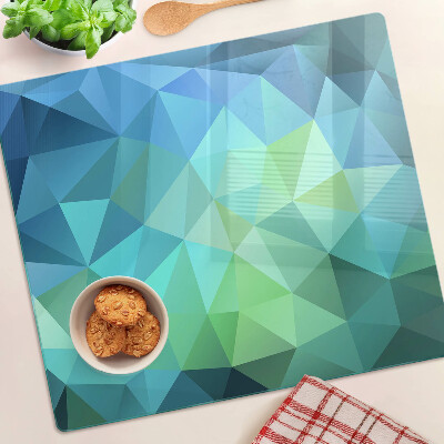 Üveg vágódeszka Geometrikus absztrakt minta