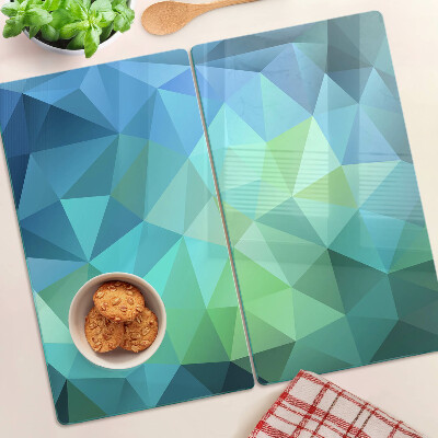 Üveg vágódeszka Geometrikus absztrakt minta
