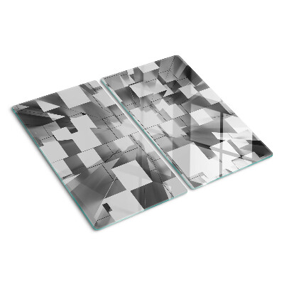 Üveg vágódeszka Absztrakt geometriai alakzatok