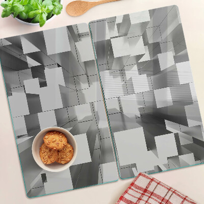 Üveg vágódeszka Absztrakt geometriai alakzatok