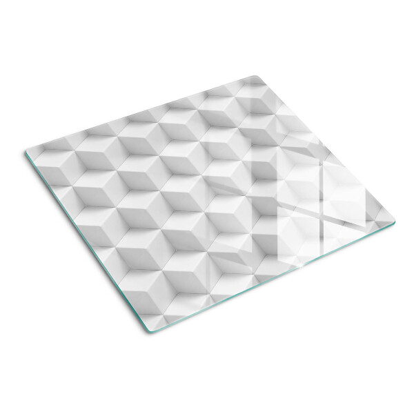 Üveg vágódeszka 3D hatszögletű minta