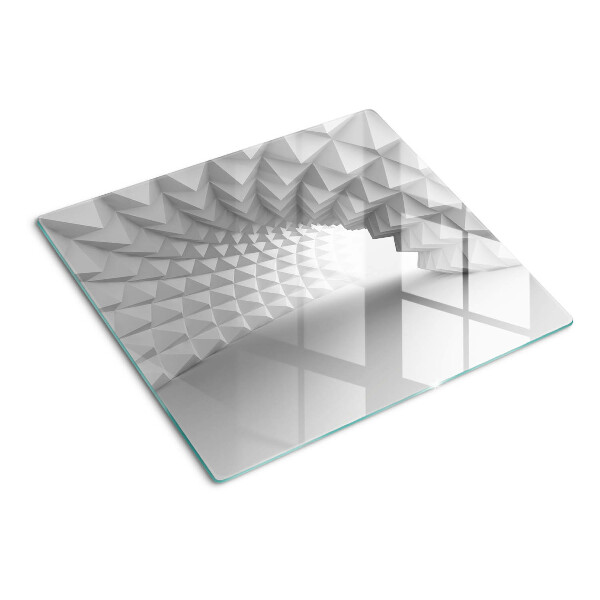 Üveg vágódeszka Geometrikus 3D minta