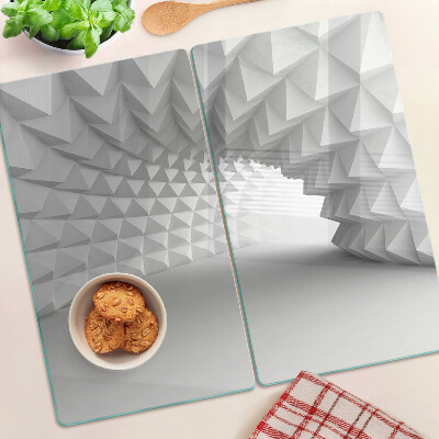 Üveg vágódeszka Geometrikus 3D minta