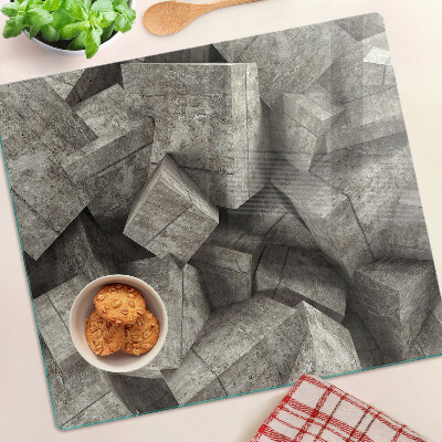 Edzett üveg vágódeszka Absztrakt geometriai alakzatok