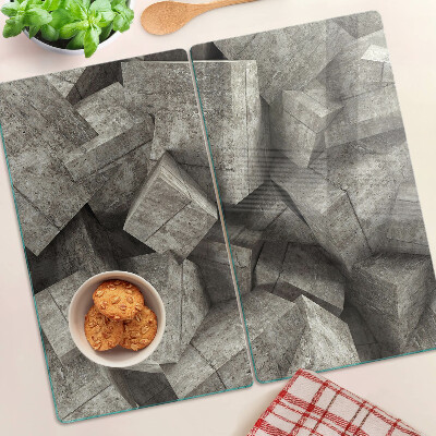 Edzett üveg vágódeszka Absztrakt geometriai alakzatok