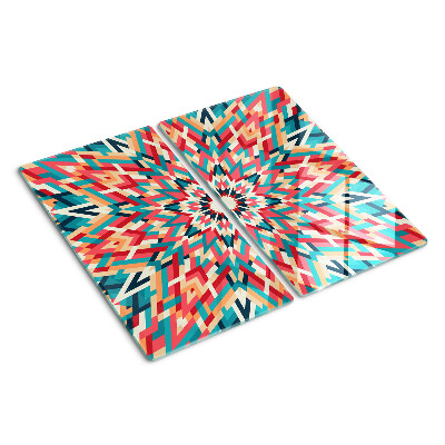 Üveg vágódeszka Többszínű mandala