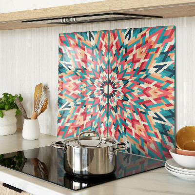 Üveg vágódeszka Többszínű mandala