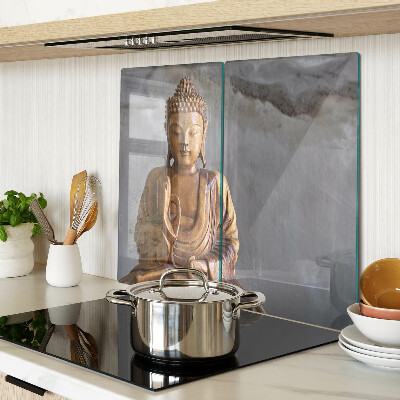Üveg vágódeszka Buddha meditációban