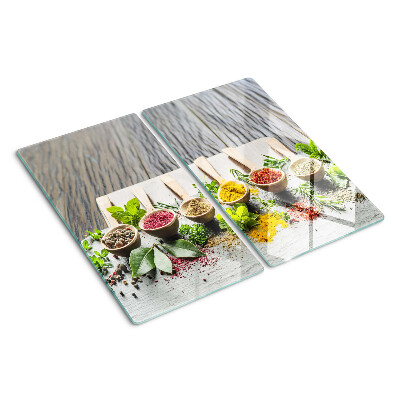Üveg vágódeszka Fűszerek és gyógynövények