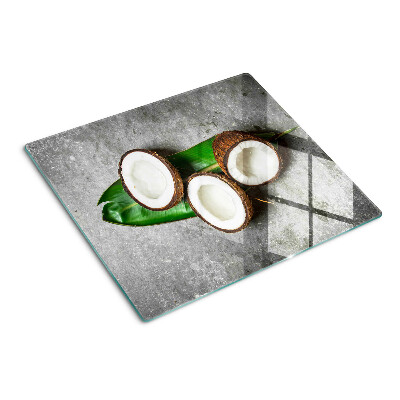 Edzett üveg vágódeszka Kókusz beton alapon
