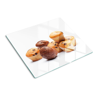 Üveg vágódeszka Csokis és vaníliás muffinok