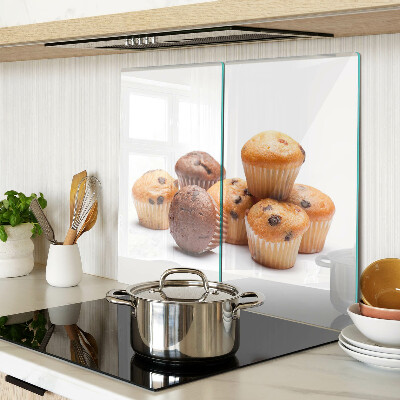 Üveg vágódeszka Csokis és vaníliás muffinok
