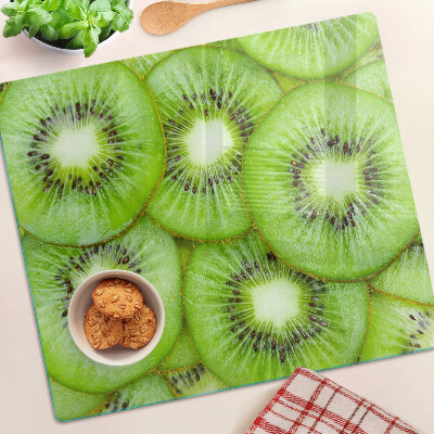 Üveg vágódeszka Kiwi szeletek