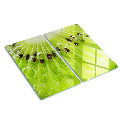 Üveg vágódeszka Kiwi vízcseppekkel