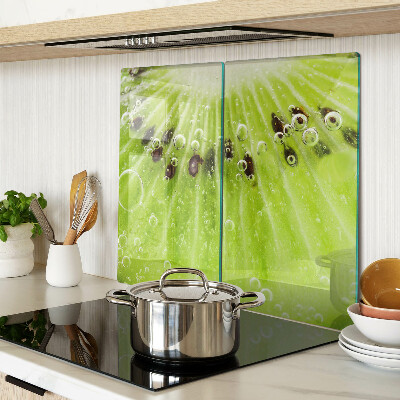 Üveg vágódeszka Kiwi vízcseppekkel