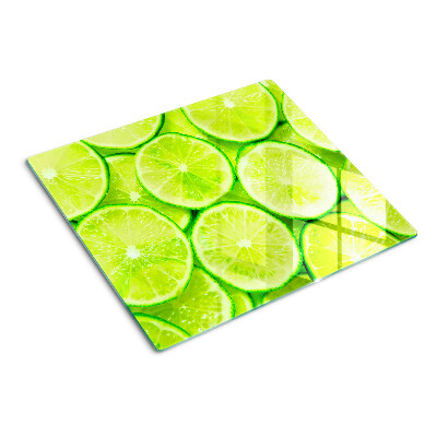 Edzett üveg vágódeszka Lime szeletek