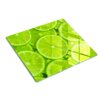 Edzett üveg vágódeszka Lime szeletek