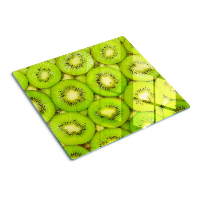 Edzett üveg vágódeszka Kiwi szeletek