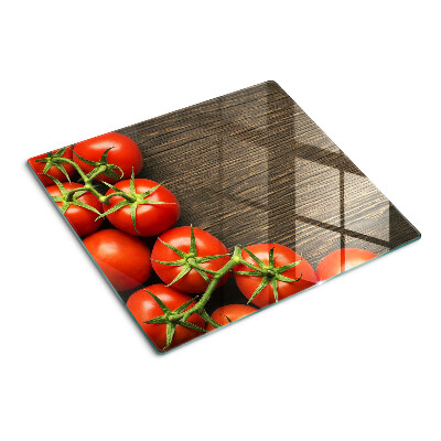 Üveg vágódeszka Paradicsom fa háttéren