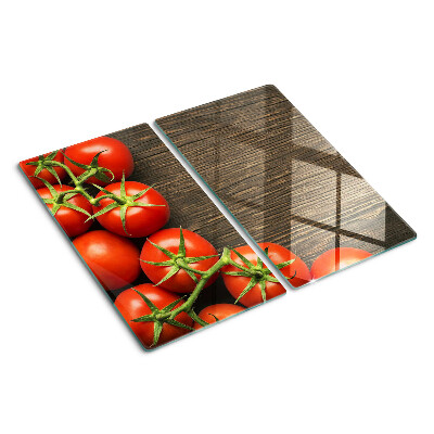 Üveg vágódeszka Paradicsom fa háttéren