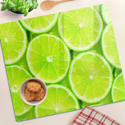 Üveg vágódeszka Lime szeletek