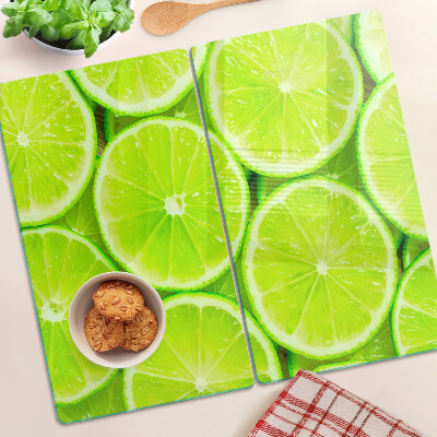 Üveg vágódeszka Lime szeletek