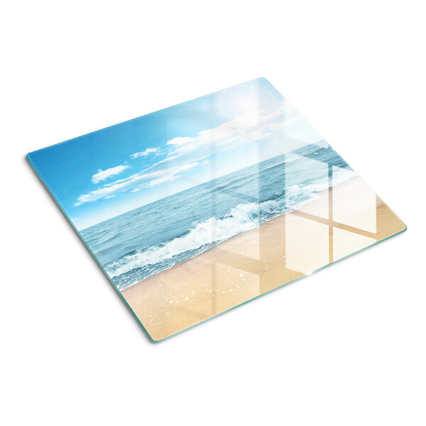 Üveg vágódeszka Strand és tenger