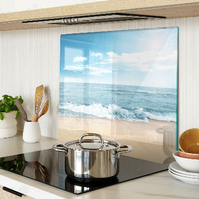 Üveg vágódeszka Strand és tenger