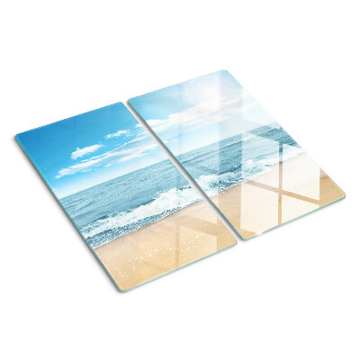 Üveg vágódeszka Strand és tenger