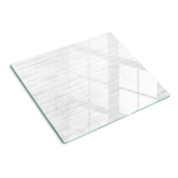 Üveg vágódeszka Téglafal minimalista stílusban