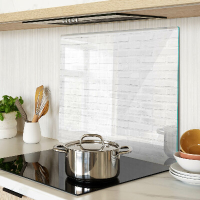 Üveg vágódeszka Téglafal minimalista stílusban