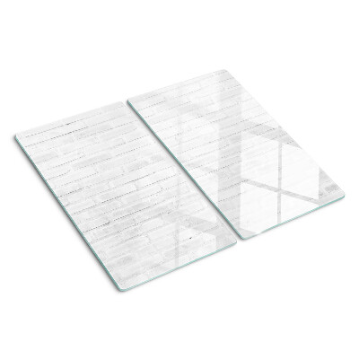 Üveg vágódeszka Téglafal minimalista stílusban