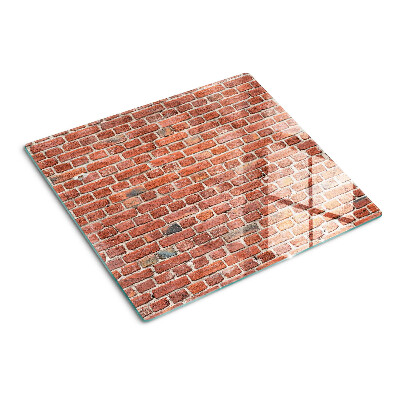 Edzett üveg vágódeszka Téglafal
