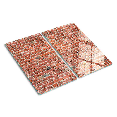 Edzett üveg vágódeszka Téglafal