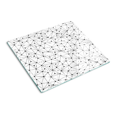 Üveg vágódeszka Rács geometria