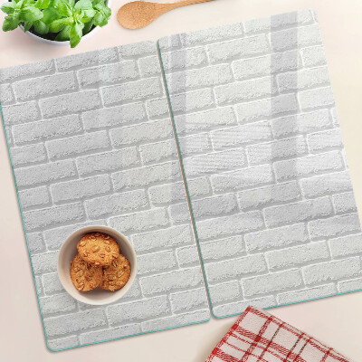 Üveg vágódeszka Téglafal