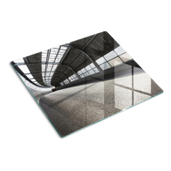 Edzett üveg vágódeszka Modern építészet és geometria