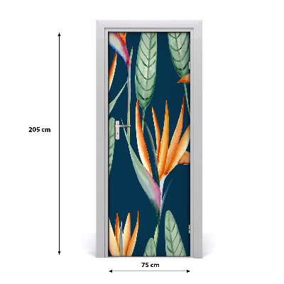 Fotótapéta ajtóra Strelitzia reginae