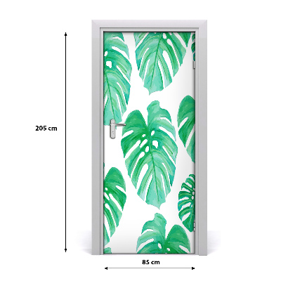 Ajtóposzter öntapadós monstera